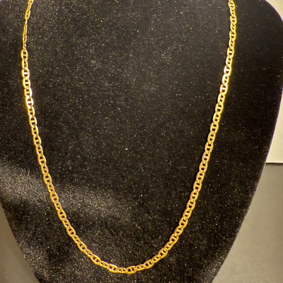 Jewelry - 19" Mariner Links 14K Solid Gold 7.9g Necklace 3mm